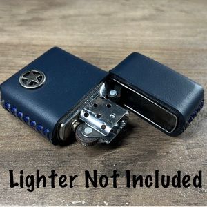 Genuine Leather Case for Zippo Lighter Standard Size (Made in USA 🇺🇸)